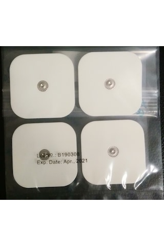 Çıtçıtlı Elektrot Pedi 5 x 5 Cm. 1 Pakette 4 Adet