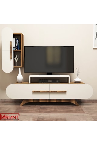 Variant Rose Duvar Raflı Tv Ünitesi