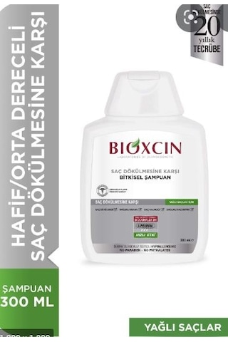 Bioxcin Genesis Yağlı Saçlar için Şampuan 300 ML (Kutusuz)