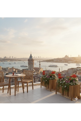 Ahşap Çiçeklik Saksılık 62 38 0 - 1 Kg