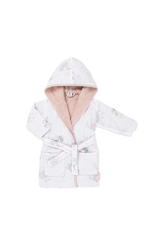 Gezenbebe Hero Desenli Müslin Ve Havlu Bebek Çocuk Bornozu 12 - 24 Ay