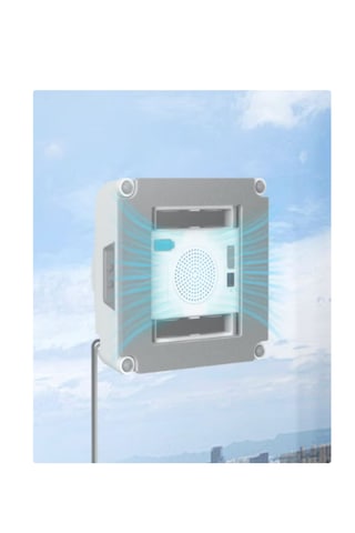 Mamibot İglassbot W120-dp. Aı Yenı Nesıl Çıft Yönlü 4 Püskürtme - 6.9cm Süper İnce Cam - Fayans - Duvar Temizleme Robotu 20m² Temizlik Beyaz