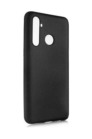 Realme 5 Pro Kılıf Zore Premier Silikon Kapak Siyah