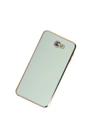 Newface Samsung Galaxy Uyumlu J7 Prime Kılıf Volet Silikon - Semeglbl - 90 Açık Yeşil