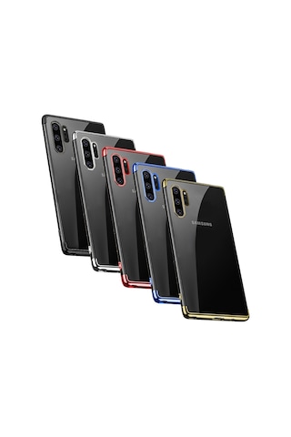 Samsung Uyumlu Galaxy Note 10 (N970) Dört Köse Lazer Silikon Kapak/Kilif 380229950