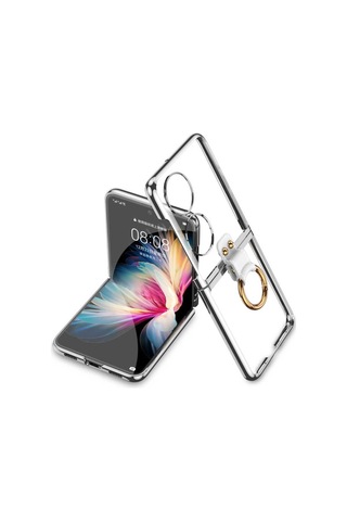 Huawei P50 Pocket Kilif Yüzüklü Full Koruma Standli Kapak 392996338