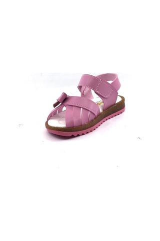 Şirin Bebe 03 Pembe Kız Çocuk Bebe Sandalet Ayakkabı