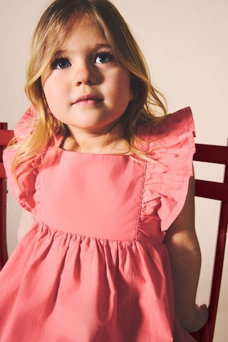 Defacto Askılı Poplin Elbise Kız Bebek H4370a526smpn682 Pembe-pn682