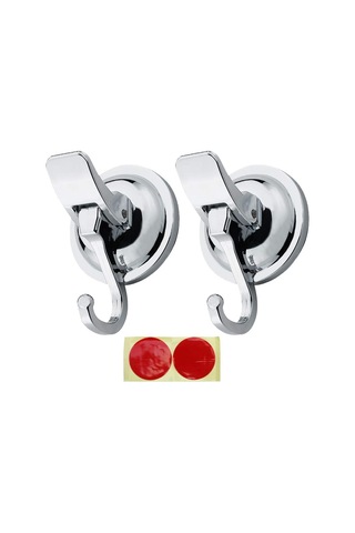 Adet Vantuzlu Kanca Seti, Ağır Hizmet Tipi Kancalar, Plastik Havlu Kancaları, Vantuzlu Duvar Kancaları, Mutfak/banyo İçin Krom Kancalar - Maksimum Yük 5 Kg Çok Renkli