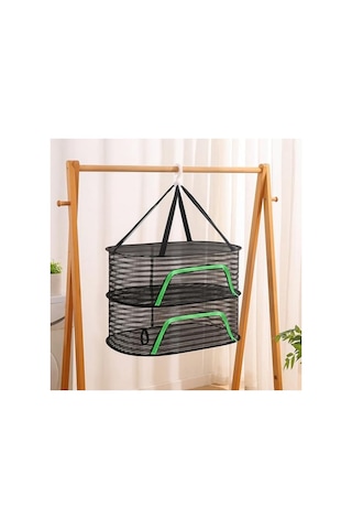 Kurutma Ağı, Asılabilir Ve Pratik Kullanım İçin, Fileli Tasarım 40 x 19