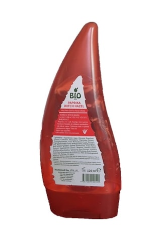 Bio Asia Aloe Vera Paprika Witch Hazel Gel 120 ML