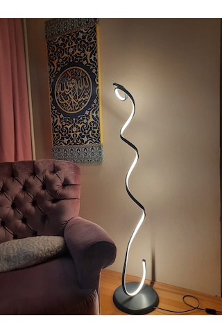 Snake 3 Renk Işık 120 CM Lambader Antrasit Snake 3 Renk Işık 120 CM Lambader Antrasit