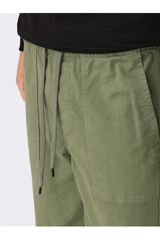Only & Sons Onssınus Workwear Loose 0022 Pant Erkek Yeşil Eşofman Altı - 22029915 Yeşil