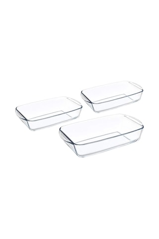 Paşabahçe Borcam Dikdörtgen 3lü Set 159051