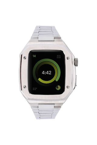 Watch 44mm Uyumlu Krd-64 Metal Zore Kordon-gümüş
