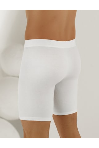 Şahinler Likralı Uzun Boxer Beyaz Me114