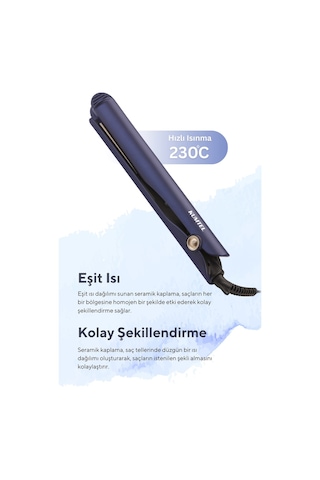 Kumtel HTHS-02 2in1 Seramik Saç Düzleştirici