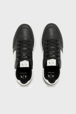 Armani Exchange Logolu Sneaker Ayakkabı Erkek Ayakkabı Xm002627 Af17540 Mc482 Siyah-beyaz SİYAH-BEYAZ