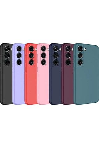 Goocamp Galaxy S23 Plus Uyumlu Mara Lansman Kılıf-siyah Siyah