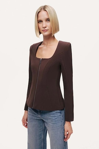 Nocturne Kadın Bluz N26kn6199 Kahve