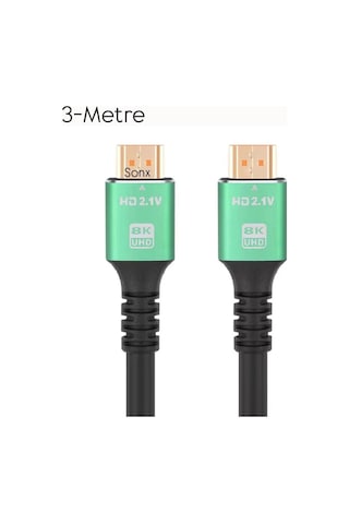Hdmı 2.1 Kablo 8k Ultra Hd Görüntü Ve Ses Aktarımı 8k 60hz 4k 120hz