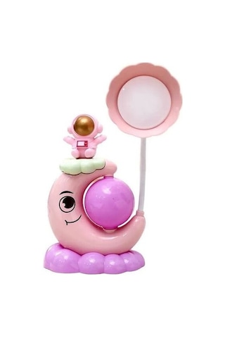 Larimar Çocuk Odası Ay Ve Astronot Desenli Gece Lambası - 9081067415618lmr Çok Renkli