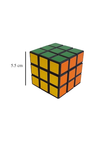 Çocuk Gelişim Akıl Küpü +a Kalite 5,5 Cm Zeka Küpü Sabır Küpü Eğitici Rubik Küp 3x3 1 Adet