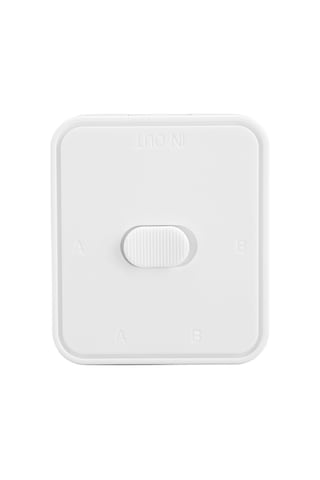 Xindoker Gigabit Ağ Anahtarı 10/100/1000mbps Poe Genişletici - 2 Giriş 1 Çıkış/1 Giriş 2 Çıkış Rj45 Ethernet Repeater Adaptörü, Cat6 Uyumlu, Elektriksiz Abs Malzeme