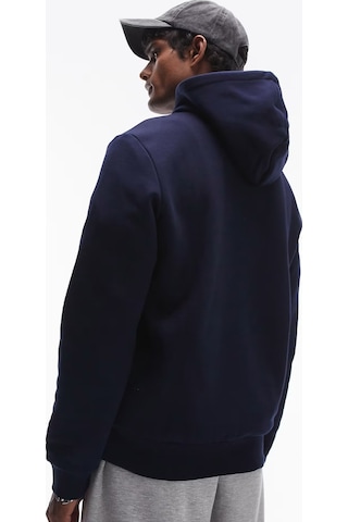 Lacoste Men's Classic Fit Full Zip Hoodie Sweatshirt Erkek Ayarlanabilir Kapüşonlu Organik Pamuk Sweatshirt Lacivert Lacivert