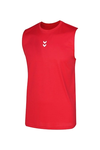 Hummel Somero Erkek Yuvarlak Yaka Atlet Kırmızı