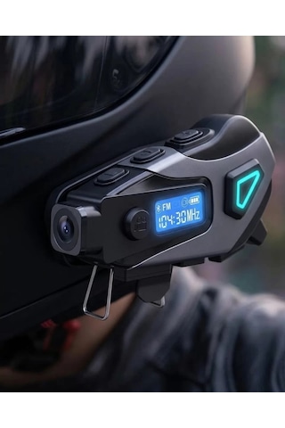 Kask İçi Bluetooth Kulaklık Kamera Ve Fener Özellikli Su Geçirmez Dayanıklı Tasarım 66282647