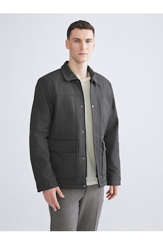Lcwaıkıkı Classic Haki Regular Fit Uzun Kollu Erkek Gömlek Ceket