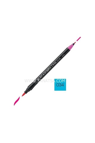 Zig Art & Graphic Twin Marker Çift Uçlu Çizim Kalemi 34 Cobalt Bl