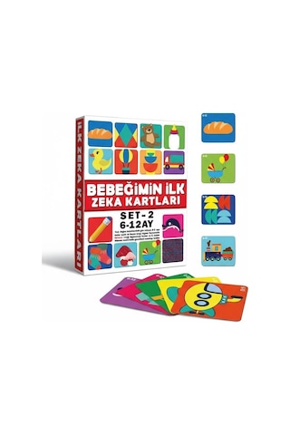 Bebeğimin İlk Zeka Kartları Seti - 6-12 Ay Bebek Gelişim Kartları