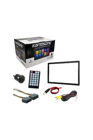 Kamosonic Ks G753 Double Teyp 7'' Mirrorlink Bt/usb/sd/fm/aux Geri Görüş Kamerası Hediyeli