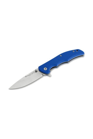 Maserin Sport Knife Droppoint G10 Blue Kamp Çakı Mavi