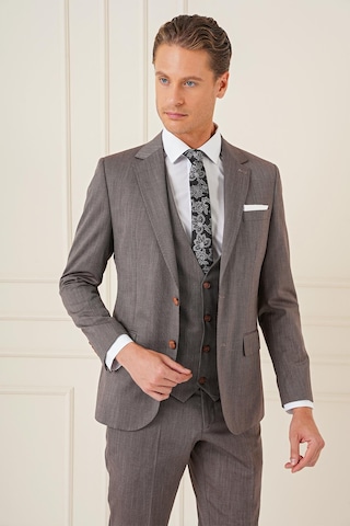 Efor Slim Fit Esnek Yelekli Klasik Vizon Takım Elbise Tk 897 Vizon