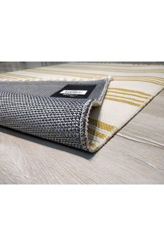 Tarz Wool 20-001Sarı Yün Dokuma Kilim 115X170 Cm