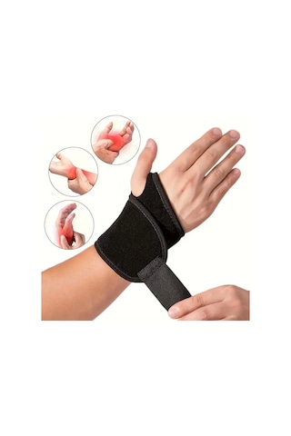 Ayarlanabilir Destekli Kadın&erkek El Bilekliği Sağ & Sol El Uyumlu, Spor Ve Günlük Kullanıma Uygun