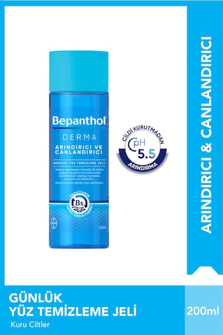 Bepanthol Derma Arındırıcı & Canlandırıcı Günlük Yüz Temizleme Jeli 200 ML