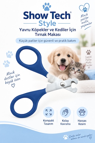 Showtech Style Yavru Köpekler Ve Kediler İçin Tırnak Makası