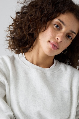 Levi's Oversize Basic Yuvarlak Yaka Gri Kadın Sweatshirt - A5942-0006 Gri