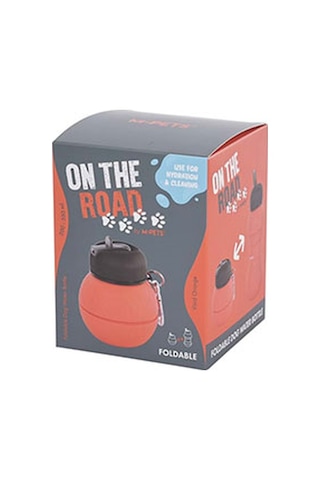 M-pets On The Road Katlanır Köpek Seyahat Su Kabı Turuncu 550 Ml 244-51051.01