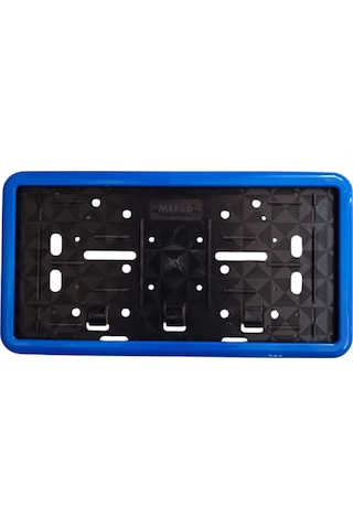 Çerçeveli Dikdörtgen Plakalık Plaka Altlığı Mavi 26x17cm 1 Adet