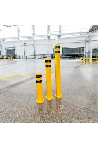 Metal Otopark Demir Duba Delinatör Sabit Park Bariyeri Park Engel Demiri 50cm
