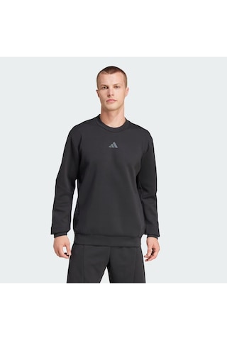 Adidas Designed For Training Crew Erkek Sweatshirt C-adıjj4642e50a00 Siyah
