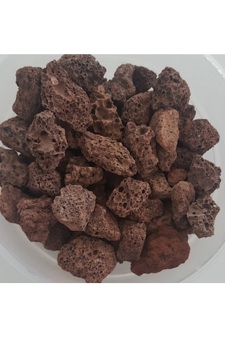 Pomza Taşı Orta Pomza 5 KG 10-15 Mm Kırmızı Pomza Lav Taşı