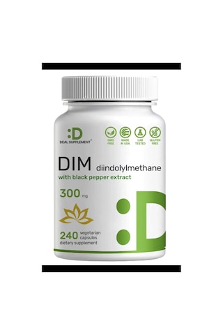 Deal Supplement Dım With Black Pepper Extract 300mg, 240 Kapsül