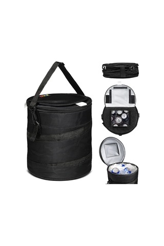 Dolıty Yalıtımlı Soğutucu Çanta Golf Arabası Buz Paketi Su Siyah