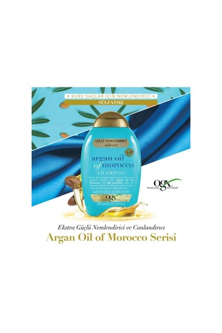 OGX Extra Güçlü Nemlendirici ve Canlandırıcı Argan Oil Of Morocco Şampuan 300 ML